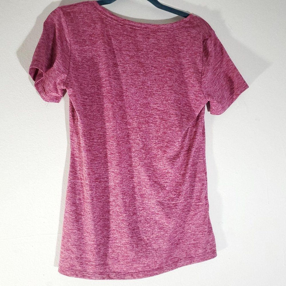 Nike Pink Dri Fit Short Sleeve Shirt S - Picture 3 of 6